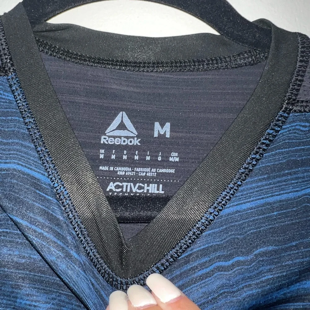 Men’s Reebok ActivChill Long Sleeve Mesh Back Tee Size M - Picture 3 of 3